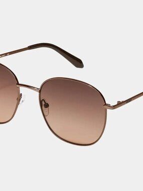 QUAY Women's JEZABELL NO-NS-2198 Chocolate Frame/Brown Fawn Lenses Sunglasses